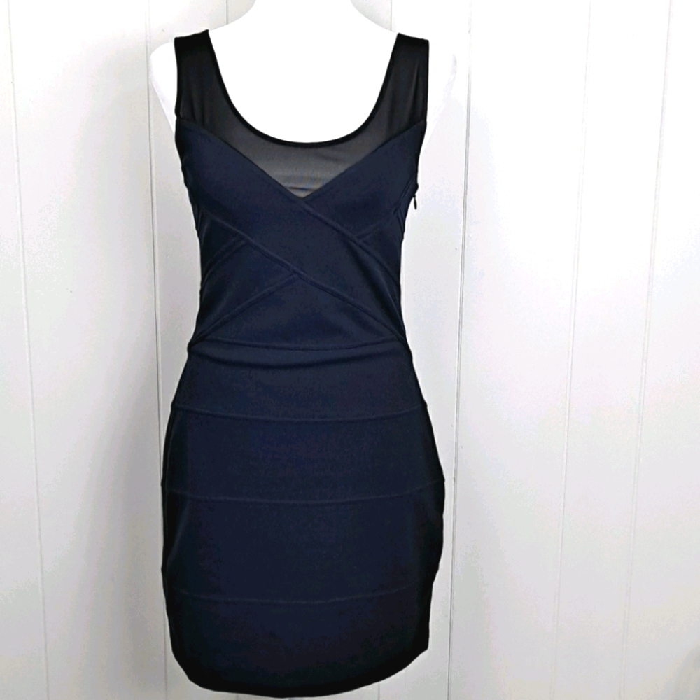 Express Upper Mesh Bodycon Dress Size S